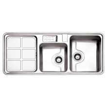سینک دو لگنه فانتزی استیل البرز 855 توکار